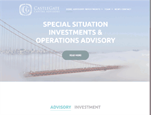 Tablet Screenshot of castlegatecap.com